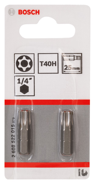 T40H Security-Torx®-Schrauberbit Extra-Hart, 2 Stk. Produktbild img2 L