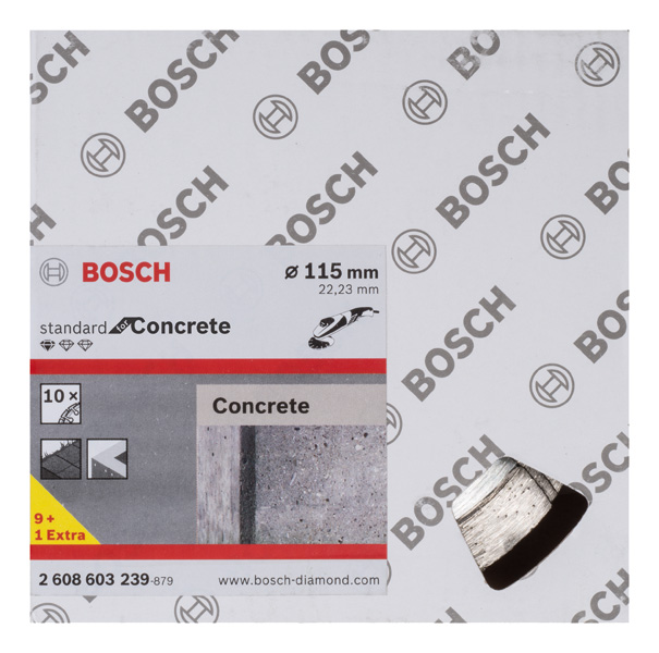 Diamanttrennscheibe Standard for Concrete, 115 x 22,23 x 1,6 x 10 mm, 10er-Pack Produktbild img2 L
