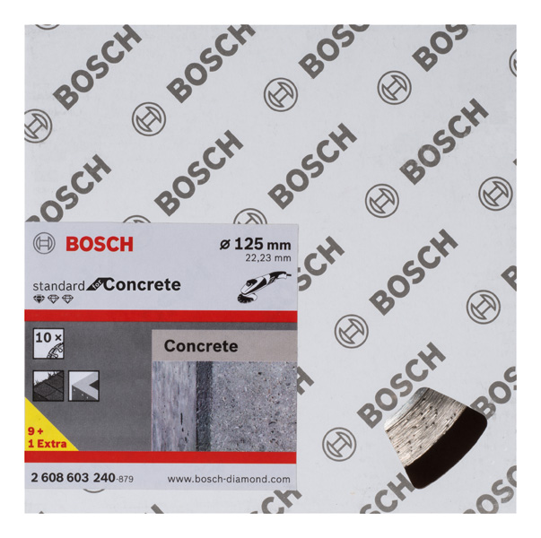 Diamanttrennscheibe Standard for Concrete, 125 x 22,23 x 1,6 x 10 mm, 10er-Pack Produktbild img2 L