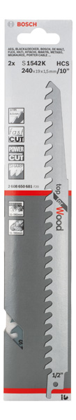 Säbelsägeblatt S 1542 K, Top for Wood, 2er-Pack Produktbild img2 L