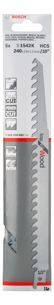 Säbelsägeblatt S 1542 K, Top for Wood, 5er-Pack Produktbild img2 L