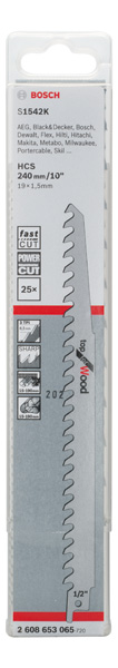 Säbelsägeblatt S 1542 K, Top for Wood, 25er-Pack Produktbild img2 L
