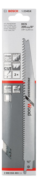 Säbelsägeblatt S 2345 X, Progressor for Wood, 2er-Pack Produktbild img2 L