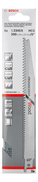 Säbelsägeblatt S 2345 X, Progressor for Wood, 5er-Pack Produktbild img2 L