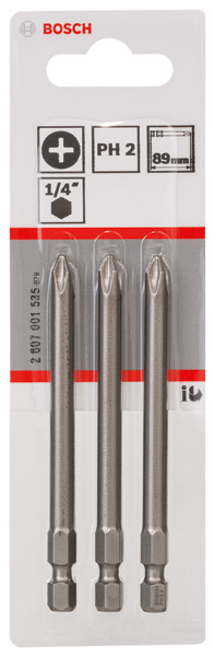 Schrauberbit Extra-Hart PH 2, 89 mm, 3er-Pack Produktbild img2 L