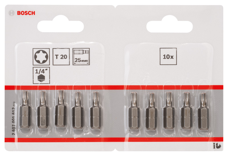Schrauberbit Extra-Hart T20, 25 mm, 10er-Pack Produktbild img2 L