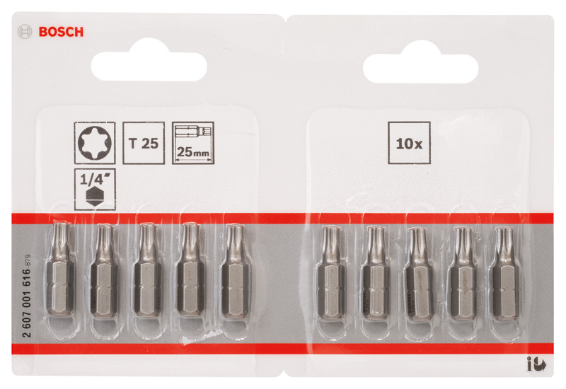 Schrauberbit Extra-Hart T25, 25 mm, 10er-Pack Produktbild img2 L