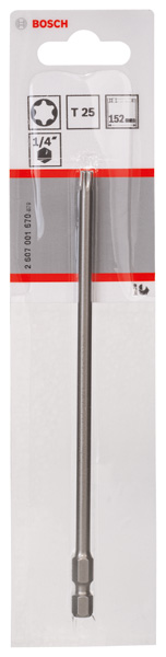 Schrauberbit Extra-Hart T25, 152 mm, 1er-Pack Produktbild img2 L