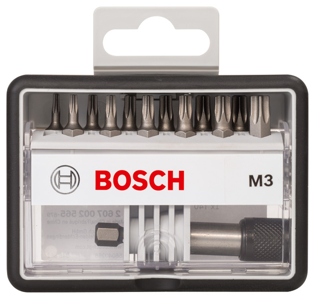 12+1-tlg. Schrauberbit-Set, Robust Line, M T, Extra Hard-Ausführung Produktbild img2 L