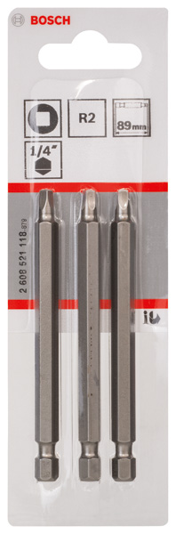 Schrauberbit Extra-Hart R2, 89 mm, 3er-Pack Produktbild img2 L