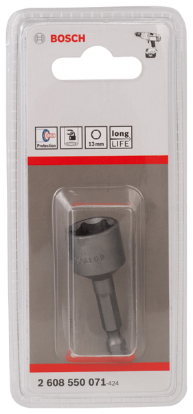 Steckschlüssel, 50 x 13 mm, M 8, mit Magnet Produktbild img2 L