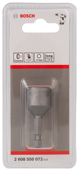 Steckschlüssel, 50 x 17 mm, M 10, mit Magnet Produktbild img2 L