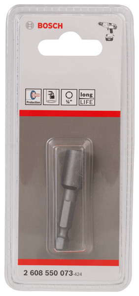 Steckschlüssel, 50 mm x 1/4-Zoll, mit Magnet Produktbild img2 L