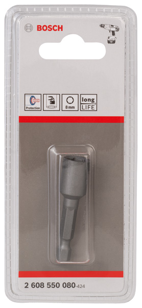 Steckschlüssel, 50 x 8 mm, M 5, mit Magnet Produktbild img2 L