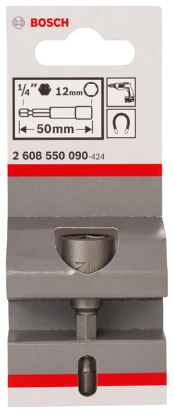 Steckschlüssel, 50 x 12 mm, M 7, mit Magnet Produktbild img2 L