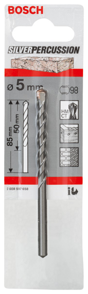 Betonbohrer CYL-3, 5 x 50 x 85 mm, d 4,5 mm, 1er-Pack Produktbild img2 L