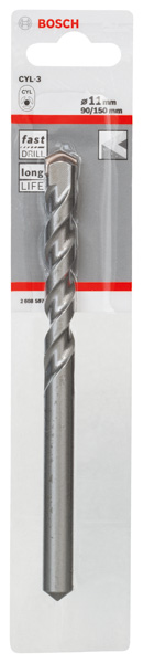 Betonbohrer CYL-3, 11 x 90 x 150 mm, d 10 mm, 1er-Pack Produktbild img2 L