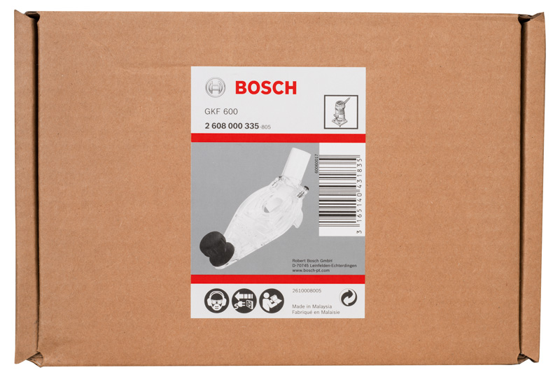 Grundplatte mit Handgriff und Absaugstutzen Produktbild img2 L