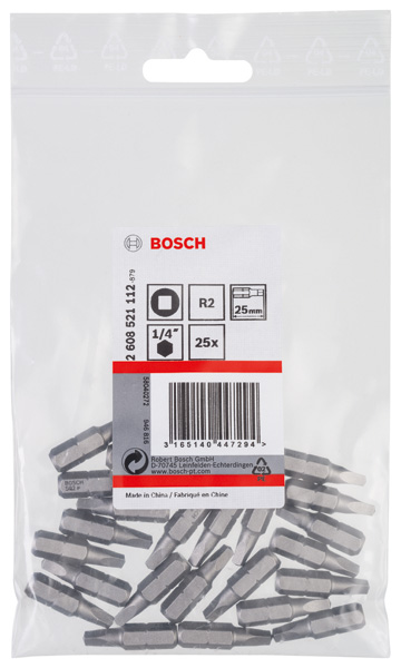 Schrauberbit Extra-Hart R2, 25 mm, 25er-Pack Produktbild img2 L