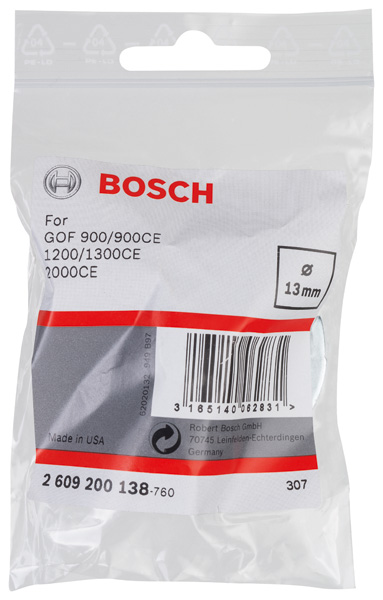 Kopierhülse für Bosch-Oberfräsen, mit Schnellverschluss, 13 mm Produktbild img2 L