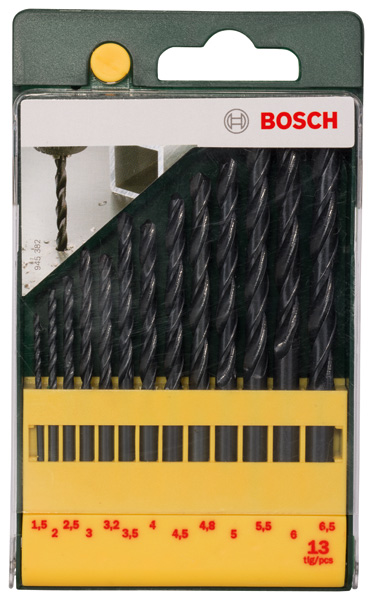 Metallbohrer-Set HSS-R, 13-teilig, 1,5 - 6,5 mm Produktbild img2 L