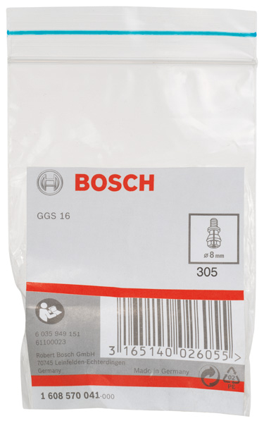 Spannzange mit Spannmutter, 8 mm, für Bosch-Geradschleifer, passend zu GGS 16 Produktbild img2 L