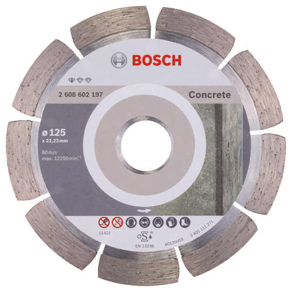 Diamanttrennscheibe Standard for Concrete, 125 x 22,23 x 1,6 x 10 mm, 1er-Pack Produktbild img1 L