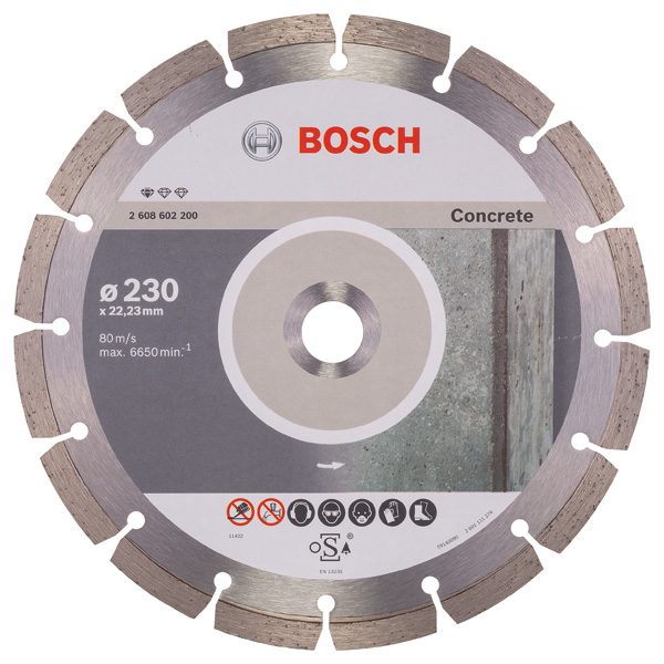 Diamanttrennscheibe Standard for Concrete, 230 x 22,23 x 2,3 x 10 mm, 1er-Pack Produktbild img1 L
