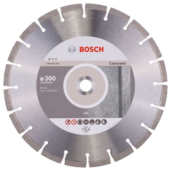 Diamanttrennscheibe Standard for Concrete, 300 x 22,23 x 3,1 x 10 mm Produktbild img1 L
