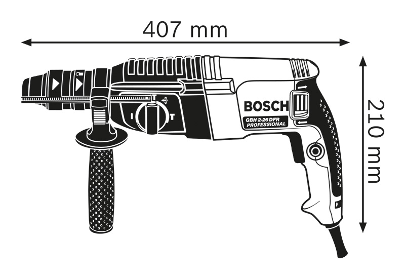 Bohrhammer mit SDS plus GBH 2-26 F, Handwerkerkoffer Produktbild img3 L