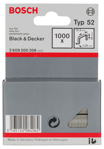 Flachdrahtklammern, Typ&nbsp;52/10 Produktbild img1 L