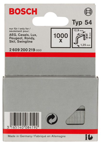 Flachdrahtklammern, Typ&nbsp;54/8 Produktbild img1 L