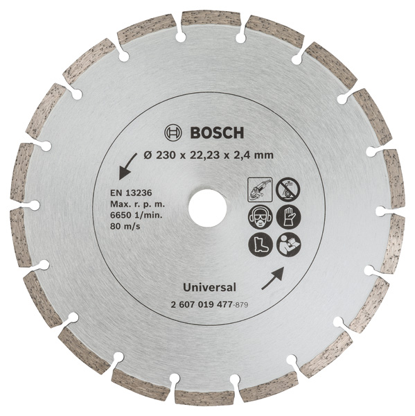 Diamanttrennscheibe für Baumaterial, Durchmesser: 230 mm, 2er-Pack Produktbild img1 L