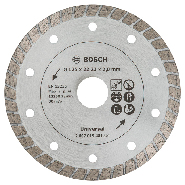 Diamanttrennscheibe Turbo, Durchmesser: 125 mm Produktbild img1 L