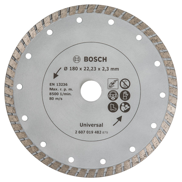 Diamanttrennscheibe Turbo, Durchmesser: 180 mm Produktbild img1 L