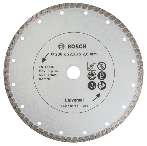 Diamanttrennscheibe Turbo, Durchmesser: 230 mm Produktbild img1 L