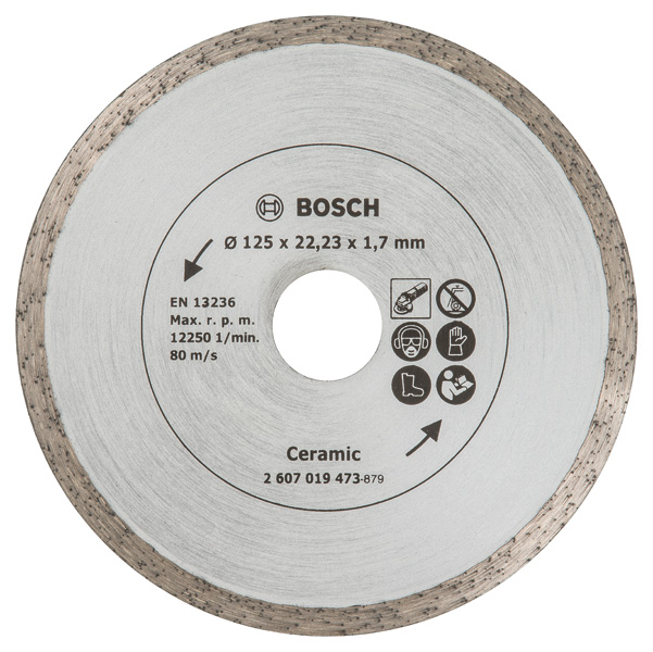 Diamanttrennscheibe für Fliesen, Durchmesser: 125 mm Produktbild img1 L