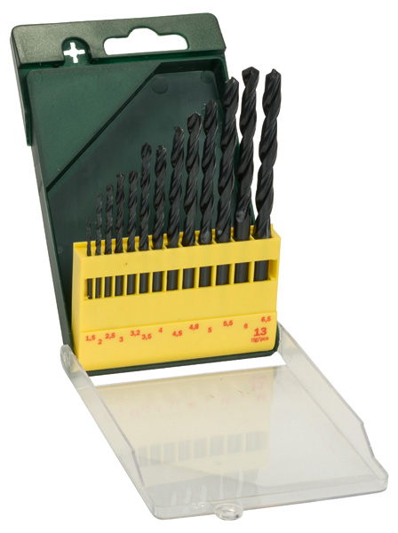 Metallbohrer-Set HSS-R, 13-teilig, 1,5 - 6,5 mm Produktbild img1 L