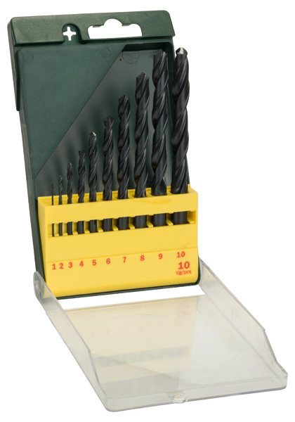 Metallbohrer-Set HSS-R, 10-teilig, 1 - 10 mm Produktbild img1 L