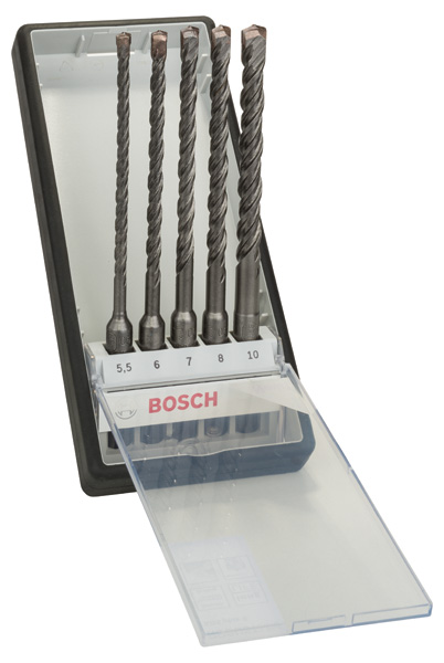 SDS plus-5 Hammerbohrer-Set, Robust Line, 5-tlg., 5,5-10 mm Produktbild img1 L