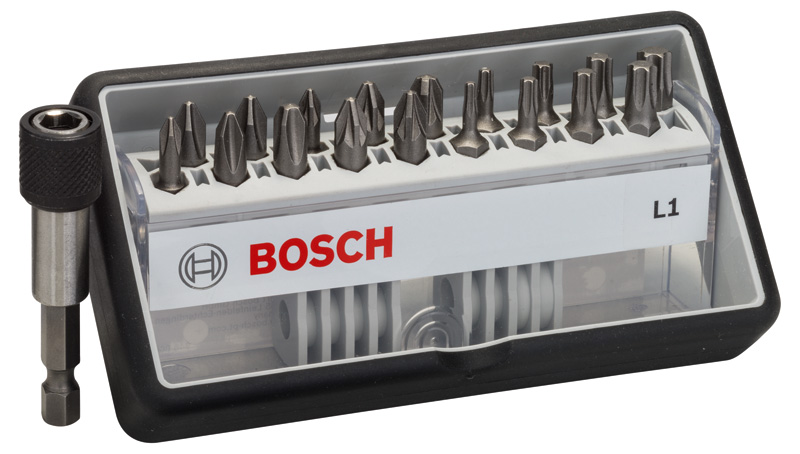 18+1-tlg. Schrauberbit-Set, Robust Line, L PH/PZ/T, Extra Hard-Ausführung Produktbild img1 L