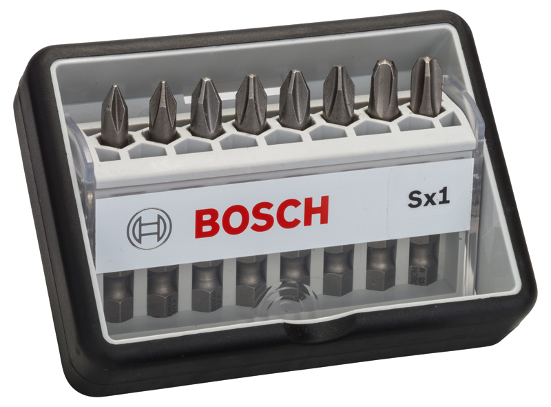 8-tlg. Schrauberbit-Set, Robust Line, Sx PH, Extra Hard-Ausführung Produktbild img1 L