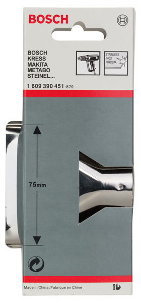 Flächendüse, 75 mm, 33,5 mm, Düse für Bosch-Heißluftgebläse Produktbild img2 L