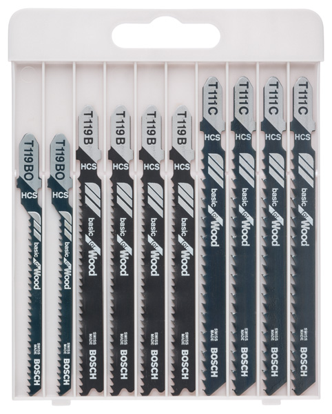 10-tlg. Stichsägeblatt-Set Basic for Wood Produktbild img1 L