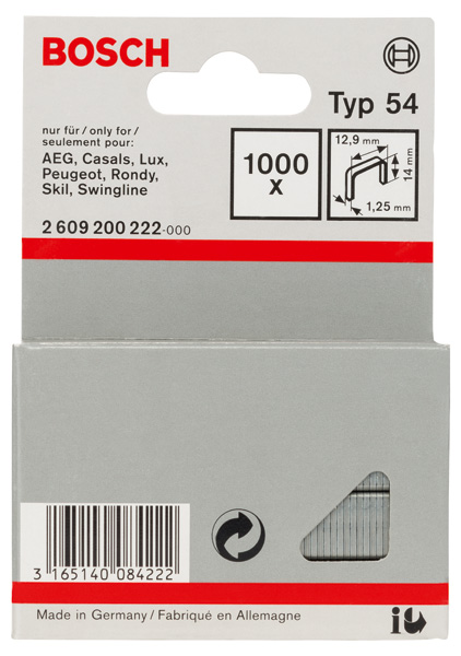 Flachdrahtklammern, Typ&nbsp;54/14 Produktbild img1 L