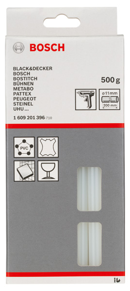 Schmelzkleber, 11 x 200 mm, 500 g, transparent Produktbild img2 L