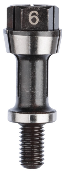 Spannzange mit Spannmutter, 6 mm, für Bosch-Geradschleifer, passend zu GGS 16 Produktbild img1 L