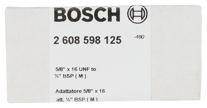 Adapter für Diamantbohrkronen, Maschinenseite 5/6 Zoll, Kronenseite G 1/2 Zoll Produktbild img2 L