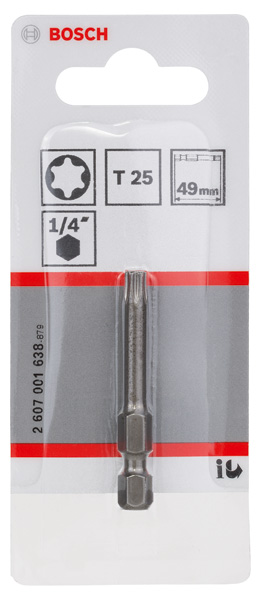 Schrauberbit Extra-Hart T25, 49 mm, 1er-Pack Produktbild img2 L