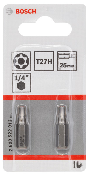 T27H Security-Torx®-Schrauberbit Extra-Hart, 2 Stk. Produktbild img2 L